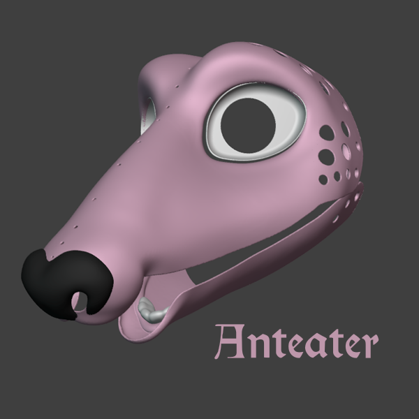 Uncommon Fursuit Head Bases (3D Printed)