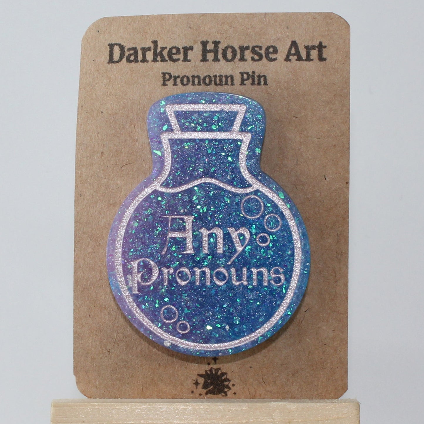 Any Pronouns - Potion Bottle Pronoun Pin