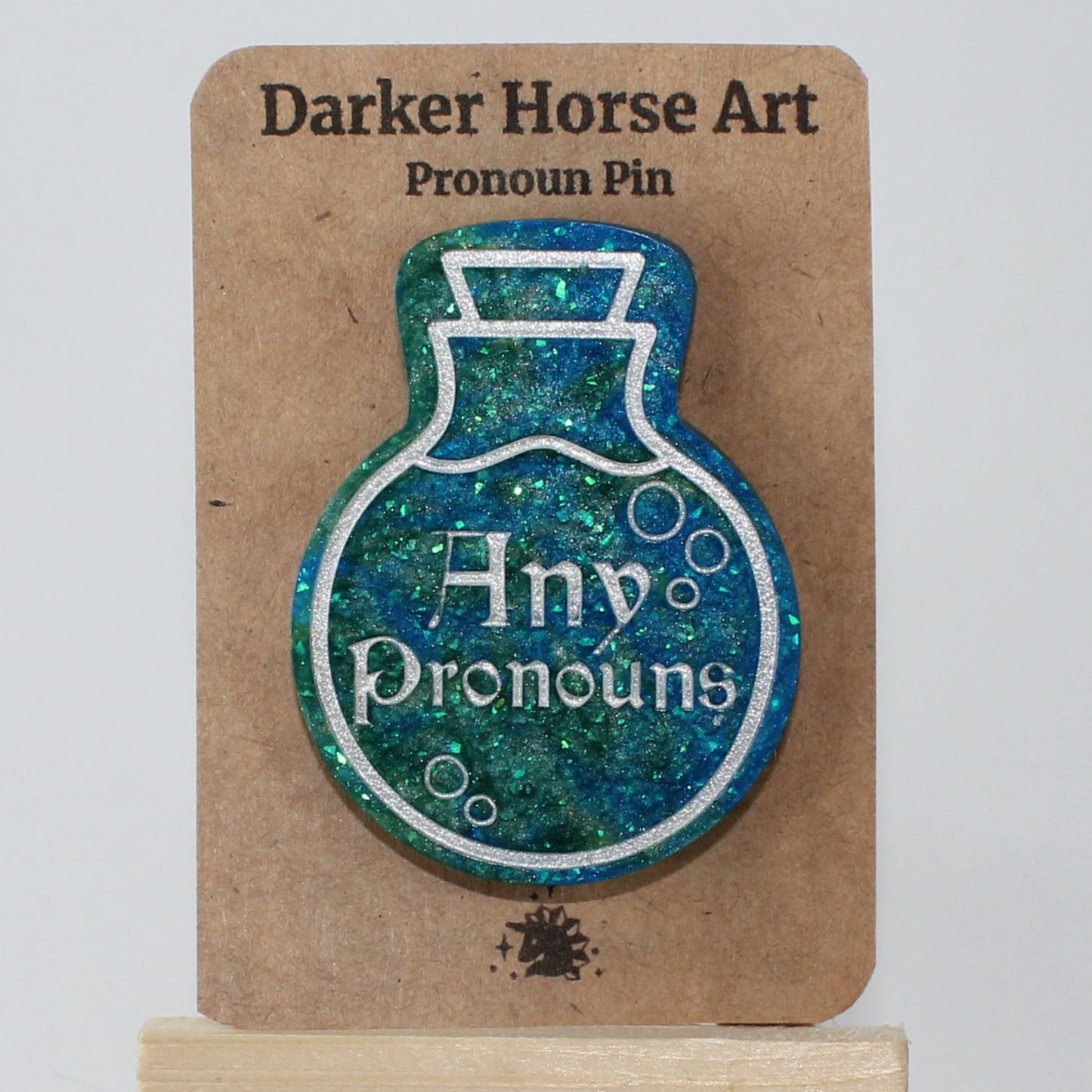 Any Pronouns - Potion Bottle Pronoun Pin