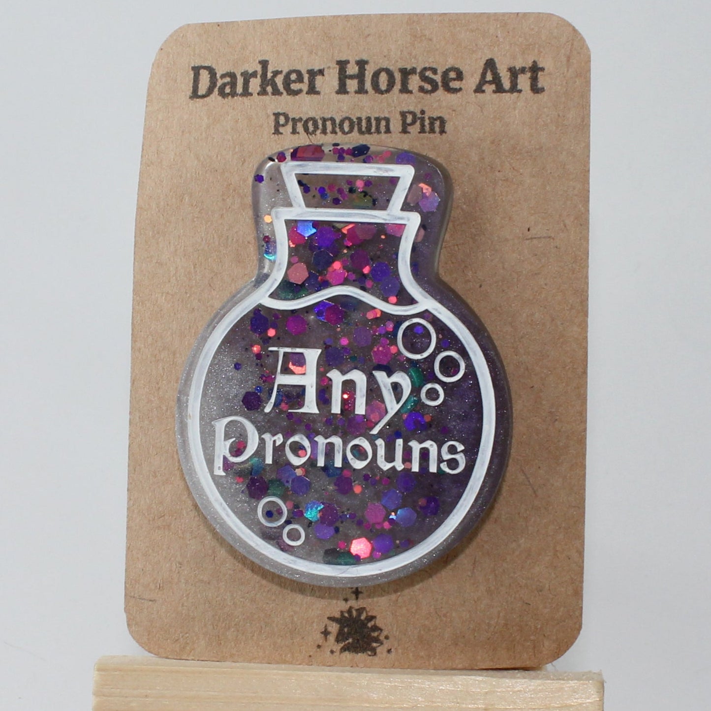 Any Pronouns - Potion Bottle Pronoun Pin