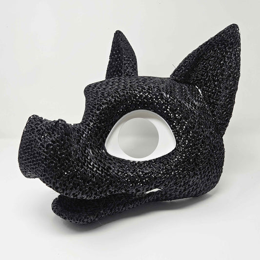 Nightstalker/Snakedog Fursuit Head Base - TPU, Print-to-Order