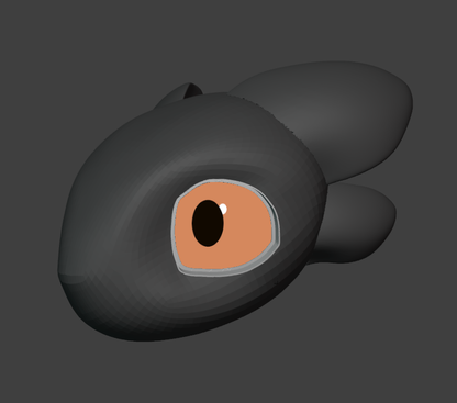 Experiment "Expie" Fursuit Head Base - TPU, Print-to-Order