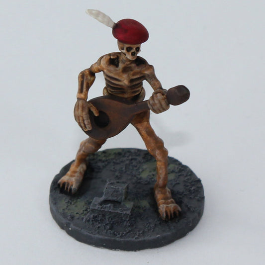 Skeleton Bard - Hand-painted Miniature
