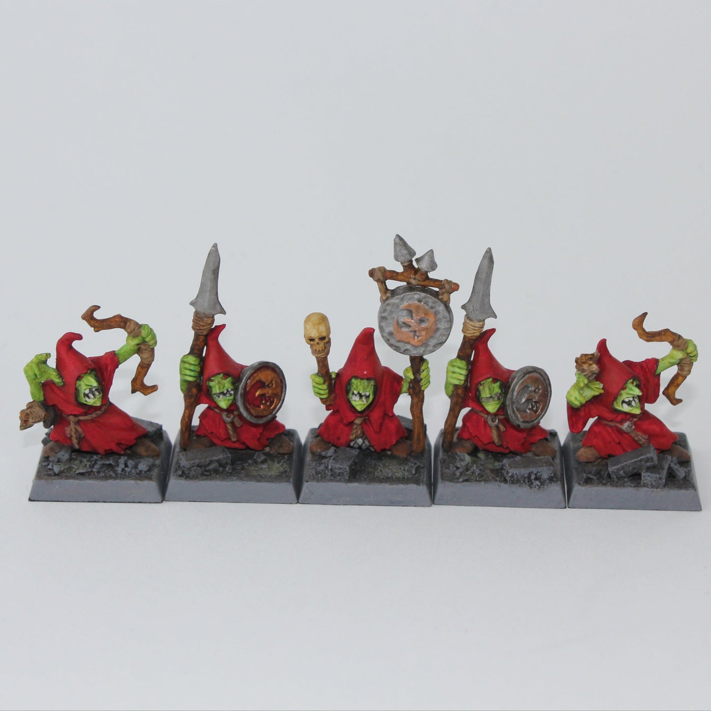 Red Robe Goblin Gang - Hand-Painted Miniature