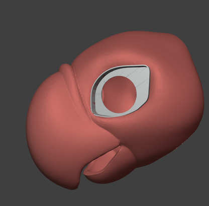 Macaw Fursuit Head Base - TPU, Print-to-Order