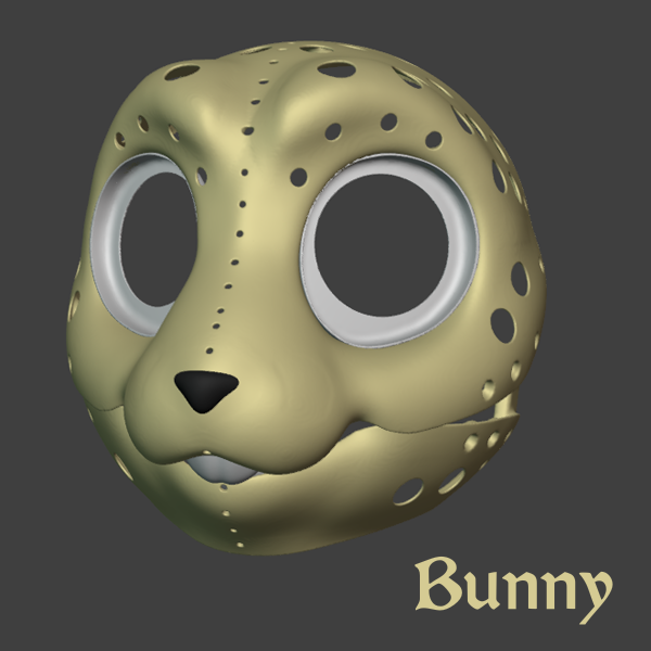 Uncommon Fursuit Head Bases (3D Printed)