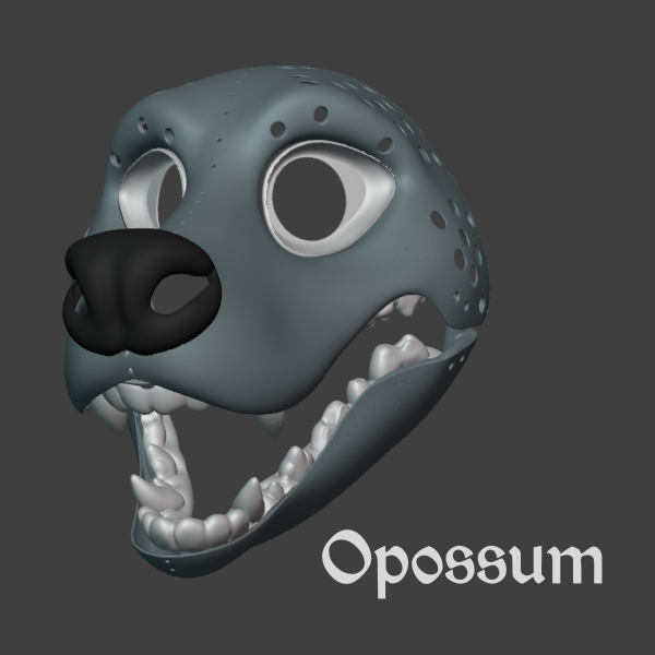 Uncommon Fursuit Head Bases (3D Printed)