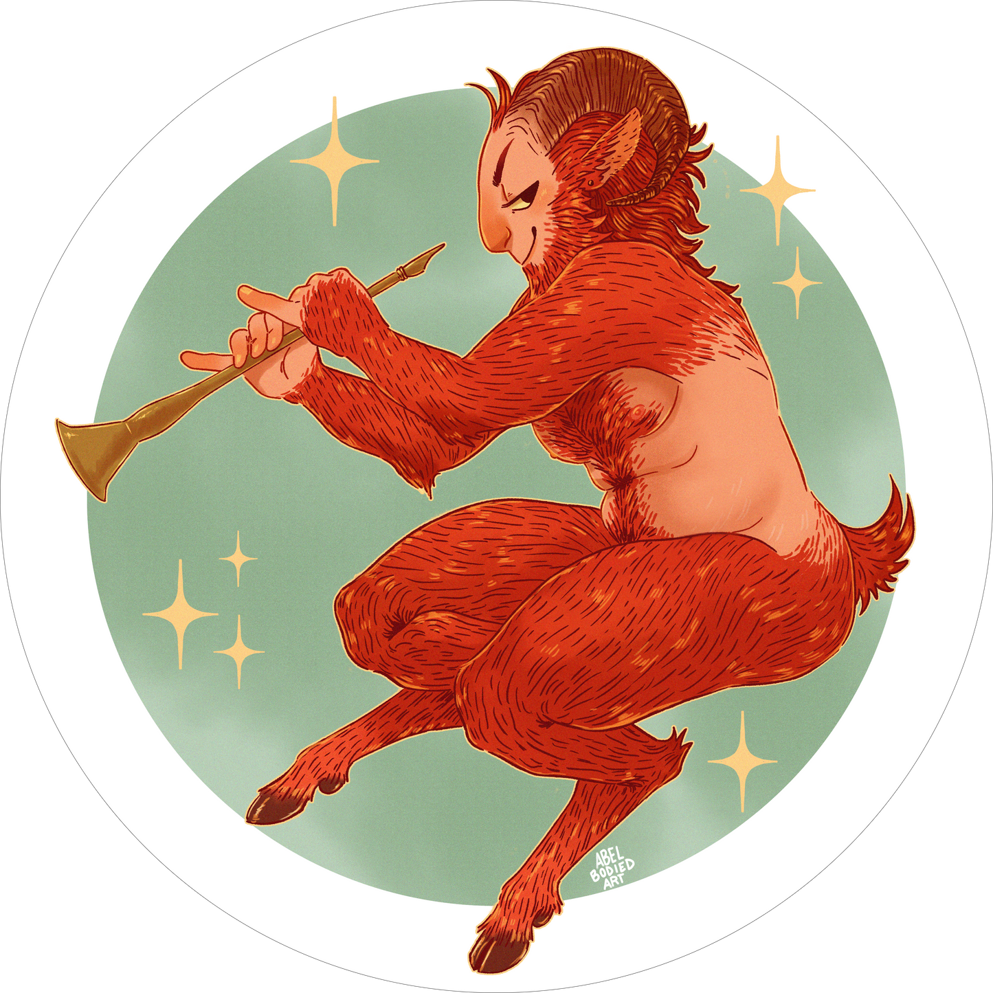 Satyr Sticker - 2 in