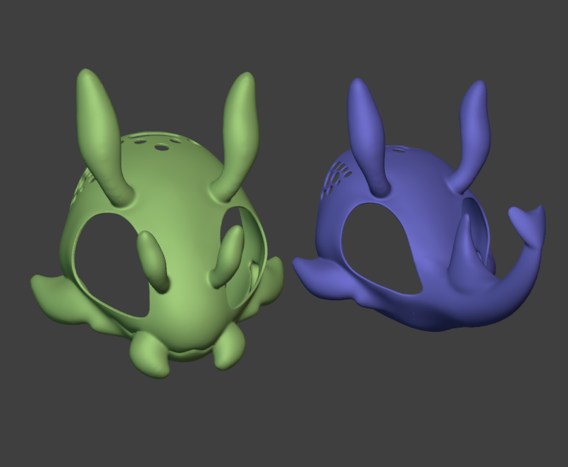 Arthropod Fursuit Head Bases - PLA, Print-to-Order