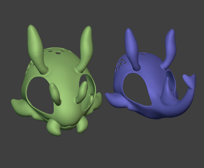 Arthropod Fursuit Head Bases - PLA, Print-to-Order