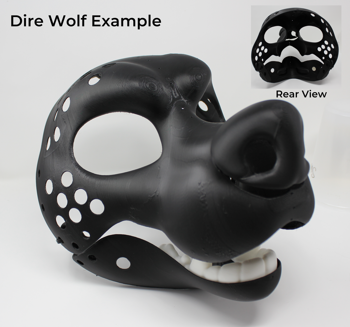Canine Fursuit Head Bases (3D Printed)