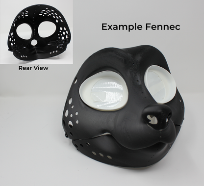 Canine Fursuit Head Bases (3D Printed)