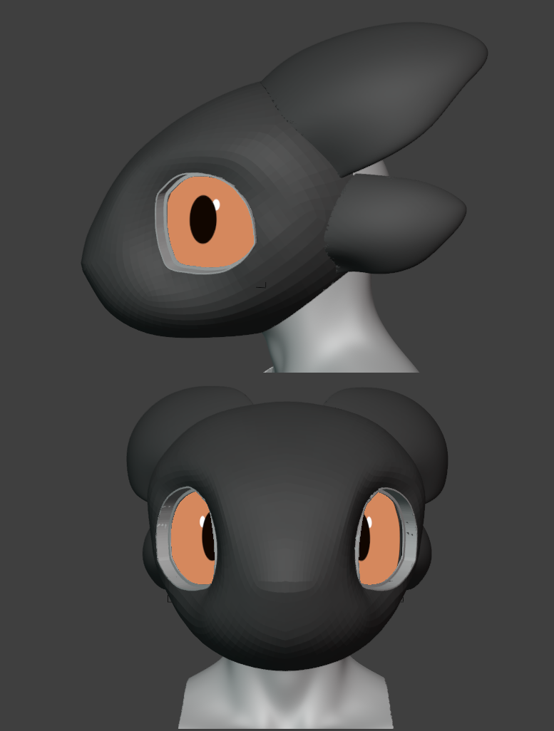 Experiment "Expie" Fursuit Head Base - TPU, Print-to-Order