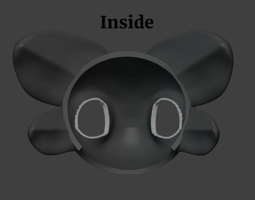 Experiment "Expie" Fursuit Head Base - TPU, Print-to-Order
