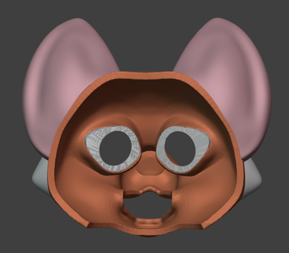 Fox/Canine Fursuit Head Base - TPU, Print-to-Order