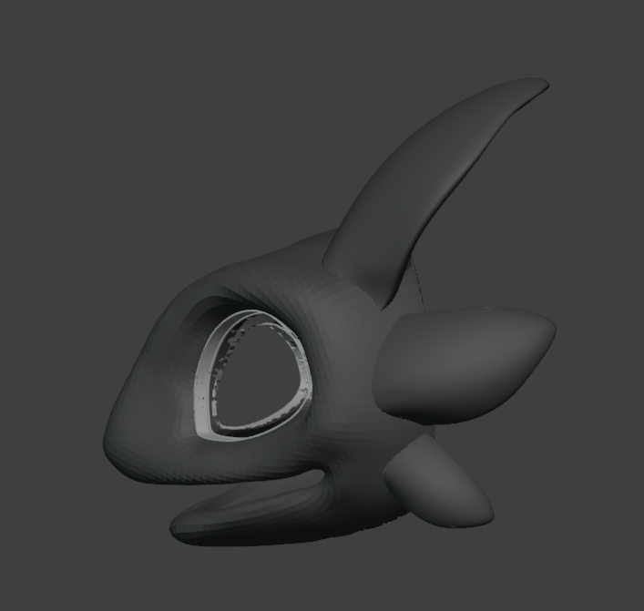 Nightfury Fursuit Head Base - TPU, Print-to-Order
