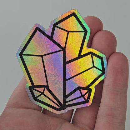 Holo Crystal Sticker - 2.5 in