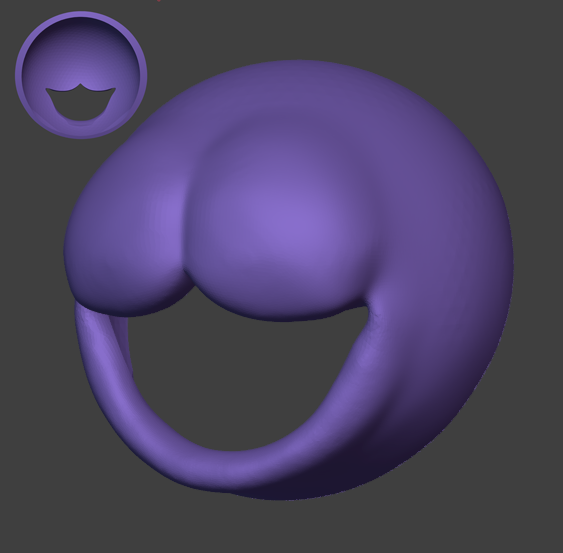 Screech Fursuit Head Base (TPU)